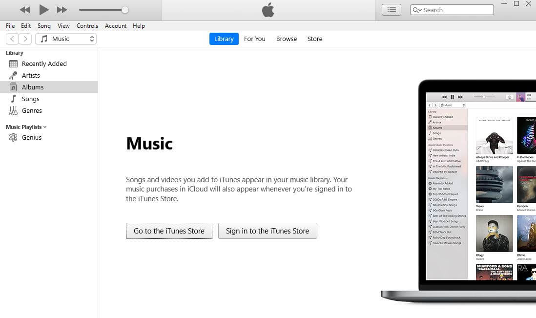 iTunes use on Windows PC