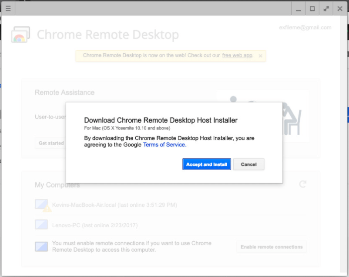 How to use iMessage For PC Windows 11/10/7 2 imessage for pc Using Chrome Remote Desktop 1