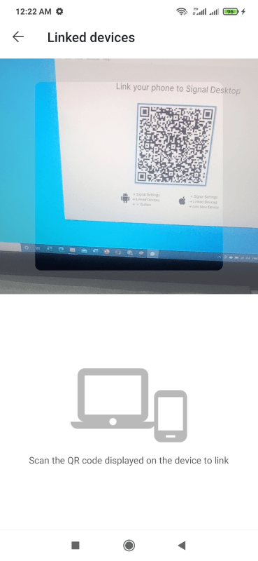 Signal For PC: How to use and Download for Windows and macOS 2 scan QR code on your Desktop app using Mobile app