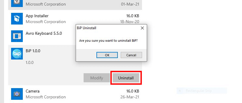 How to use BiP Web and Download on PC Windows PC 7 uninstall BiP from Windows