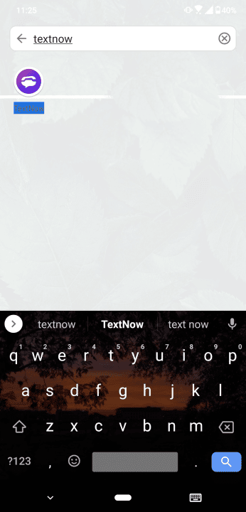 uninstall the TextNow application 1