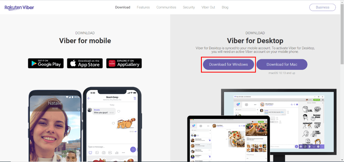 viber download page